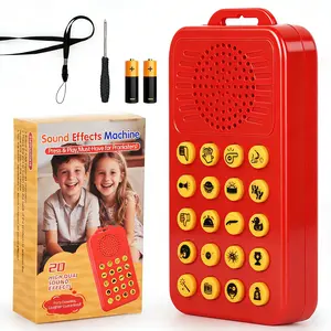 2026 Prank Sound Toy 20 Hilarious Sounds - Sound Effects Machine,Fart Noise Marker - Novelty Gag Gift for Boys and Girls Prank Gifts,3-Level Volume Control,For Kids Ages 3-14 Years Old (Red,2 AAA Batteries INCLUDED)