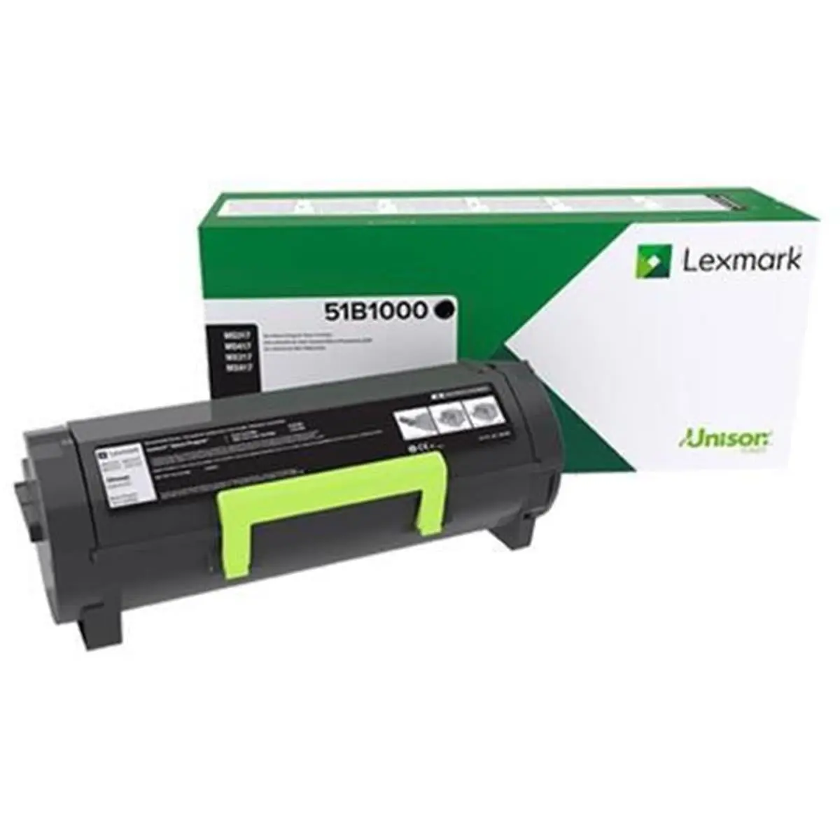 Lexmark LEX51B1000 MS317DN Standard Return Program Toner Cartridge - Black, Shake-Free