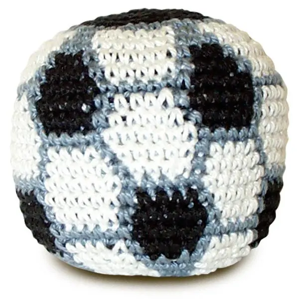 Soccer Crochet Footbag