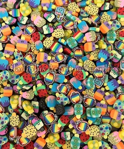 Ice Cream Clay Slices, Non-Edible Dessert Sprinkle Mix, Polymer Clay, Fake Sprinkles, Nail Art Supplies, Shaker Mix