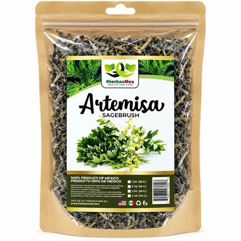 Artemisa Sagebush Herb Hierba Herbal Tea 4 oz.-113g Natural Mexican Herb Hierba Wild Crafted