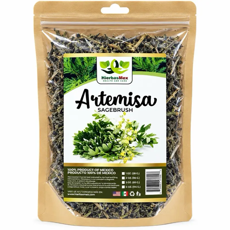 Artemisa Sagebush Herb Hierba Herbal Tea 4 oz.-113g Natural Mexican Herb Hierba Wild Crafted