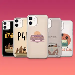 Pouge Phone Case OBX Outer Banks P4L for iPhone 16, 15plus, 14, 13, 12, Samsung S24 , S23, S22, S21