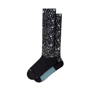 ArchTek® Compression Socks (Black Flowers)