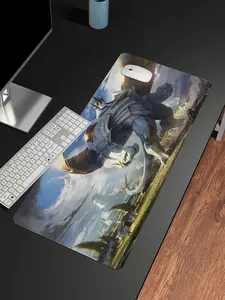 League of Legends Custom Imposing Guardian Galio LOL, League Of Legends Deskmat Gift, Desk Accessories Men, Xxl Mouse Pad, Printing MousePad