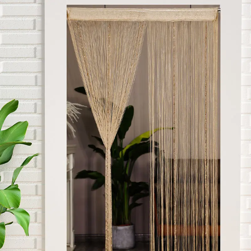 Boho Beaded Curtain 1x2m Long Tassel Room Divider for Living Room Wedding Decoration