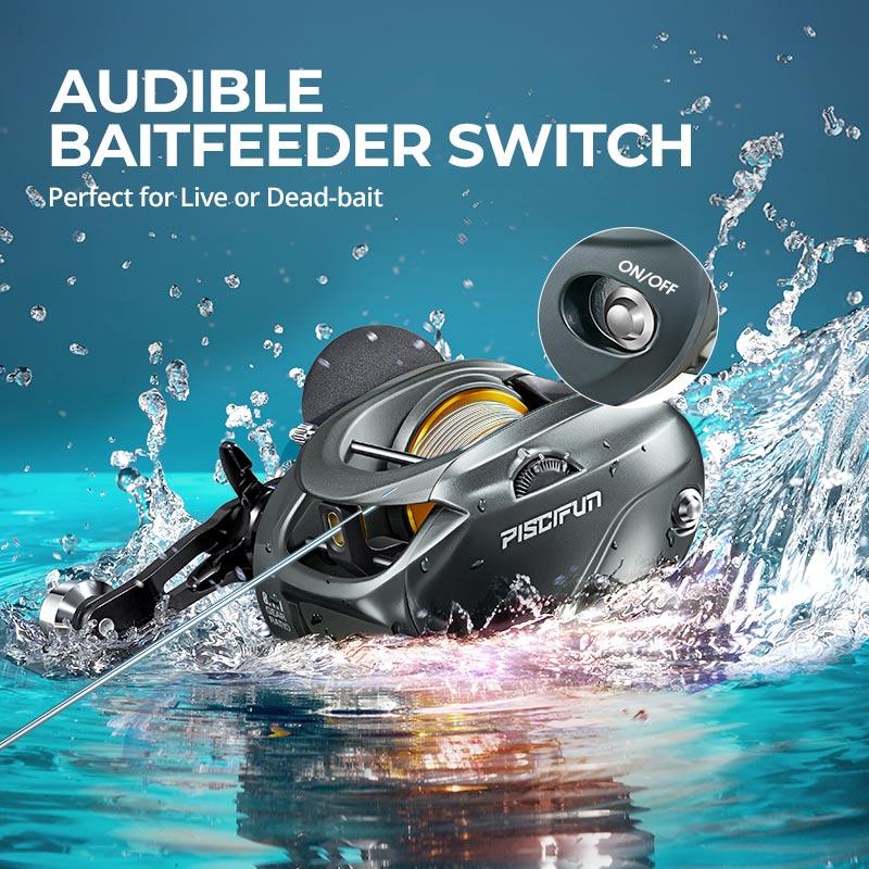 [Amazing Offer] Piscifun® Alijoz 400 Saltwater Freshwater Baitcasting Reel With Bait Clicker
