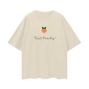 "Just Peachy" casual Oversize Tee
