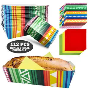 Mexican Taco Nights Food Trays 112Pcs Nacho Popcorn Assembled Trays Snack Candy Holder Disposable Paper Plates Birthday Carnival Party Food Containers Concession Stand Party Supplies with Bonus Digital Printable
