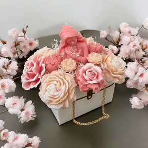 Bouquet de flores y madre