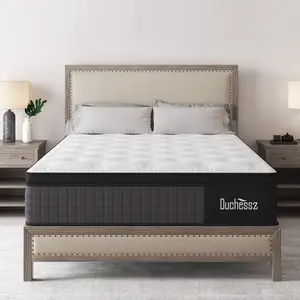 Duchessz 10"12"14" Twin Full Queen King Size Mattress in a Box Hybrid Spring Memory Foam Medium Firm
