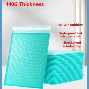 5pcs Self-Adhesive Waterproof Tear-Resistant Shockproof Thick Bubble Bags, Quick Delivery Packing Storage Bag, Convenient Clothing Packaging Mailer