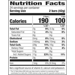 Nature Valley Crunchy Granola Bars, Oats 'n Honey, 48 Ct, 35.76 oz (24 Pouches)
