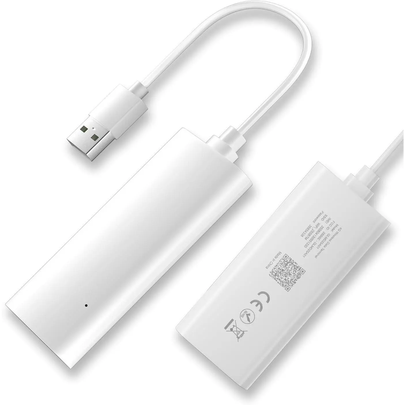 USB WiFi 6 Dongle - Portable WiFi Hotspot for Travel, Car, Business, Wireless Network Adapter for Desktop PC Laptop, Support 8 Devices (Non-Card)