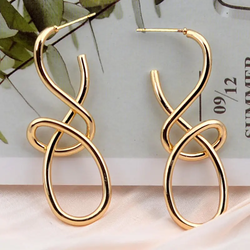Vintage Alloy Dangle Earrings, Dangling Earrings, Post Earrings, Statement Earrings, Fashionable Jewelry for Women, Trendy Versatile & Exquisite Jewelry for Birthday Gifts, Casual Trendy Jewelry, Summer Dainty Jewelry