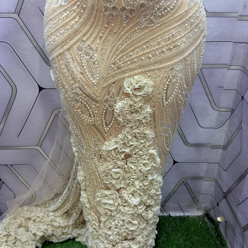Elegant unique embroidery fabrics for special occasions