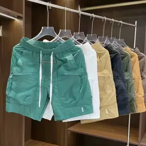 Handsome shorts male ruffian handsome fashion versatile trend casual overalls quick-drying pants loose straight five-point pants