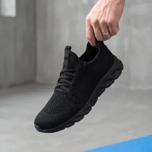 Casual Running Sport Shoes For Men's Outdoor Mesh Light Weight Breathable Athletic Fashion Sneakers Non Slip Walking Gym Shoes