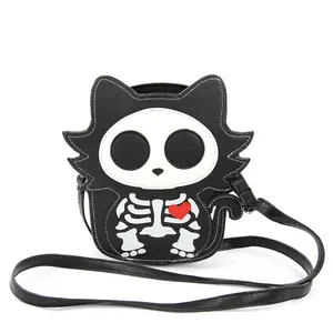Curious Cottage Goods Glow in the Dark Skeleton Creature Crossbody Bag