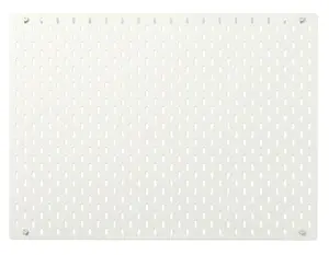 Ikea SKÅDIS Pegboard, White Wall Organizer Board 30x22”, Value Pack of 2 – Modular Hanging Storage System for Desk Accessories, Office Supplies, Craft Tools & Home Organization