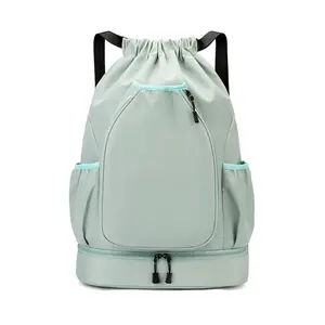 Badminton bag Backpack Large capacity sports waterproof storage bag Travel drawstring folding bag