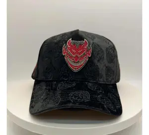 Chucky Hats Lucifer Black & Red One Size Baseball Cap