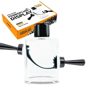 Ferrofluid 2ml Liquid Display Toy with Magnets for Ages 15+ Interactive STEM Educational Stress Relief Desk Decoration for Office Home Perfect Gift for Kids Adults