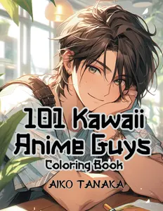 101 Kawaii Anime Guys Coloring Book: Cute and Handsome Anime Characters in Variety of Fashion and Activities for Adults and Teens who love