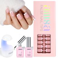 Short Square- Sheer pink