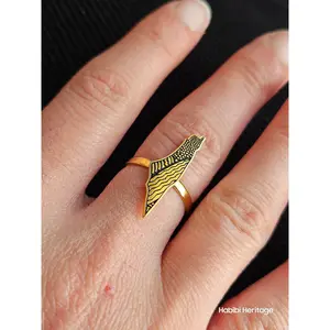 Palestine Keffiyeh Ring Adjustable Size