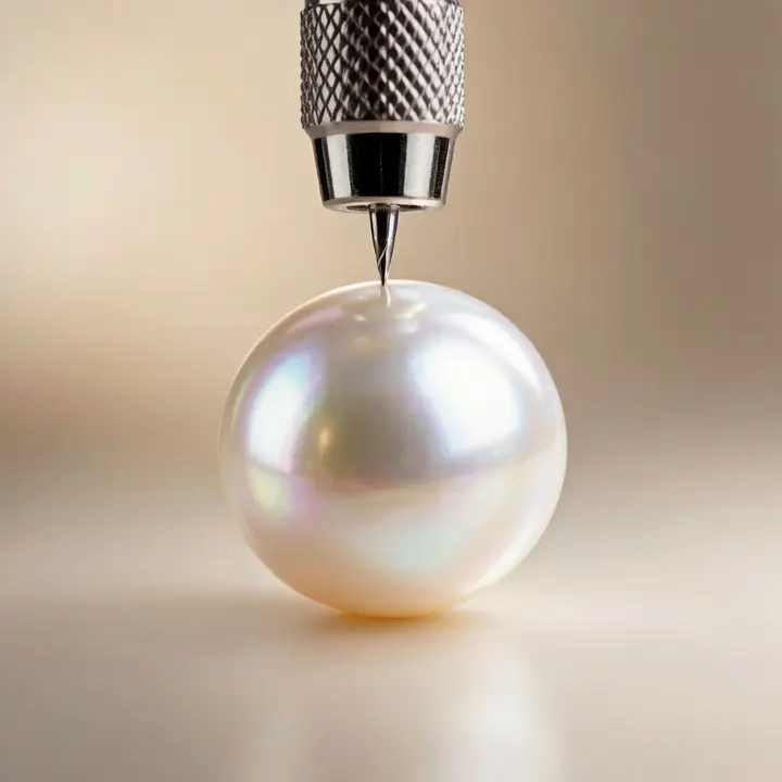Custom Pearl Drilling Service - Precision Drilling, Enlarging & Resizing for DIY Pearl Jewelry Making | Screw-Hole & Peg-Hole Options Available