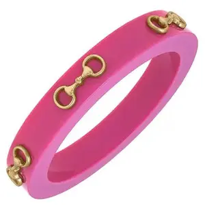 Horsebit Resin Bangle