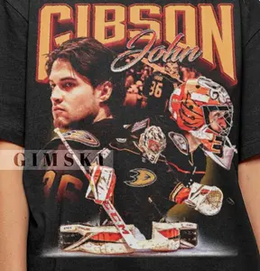 Vintage tee John Gibson Shirt Vintage Bootleg Graphic Tee David Pastrňák T-Shirt Retro Sweatshirt Gift For Women and Man Unisex GSK105, Clothing Gift for Him or Her, Unisex Gift