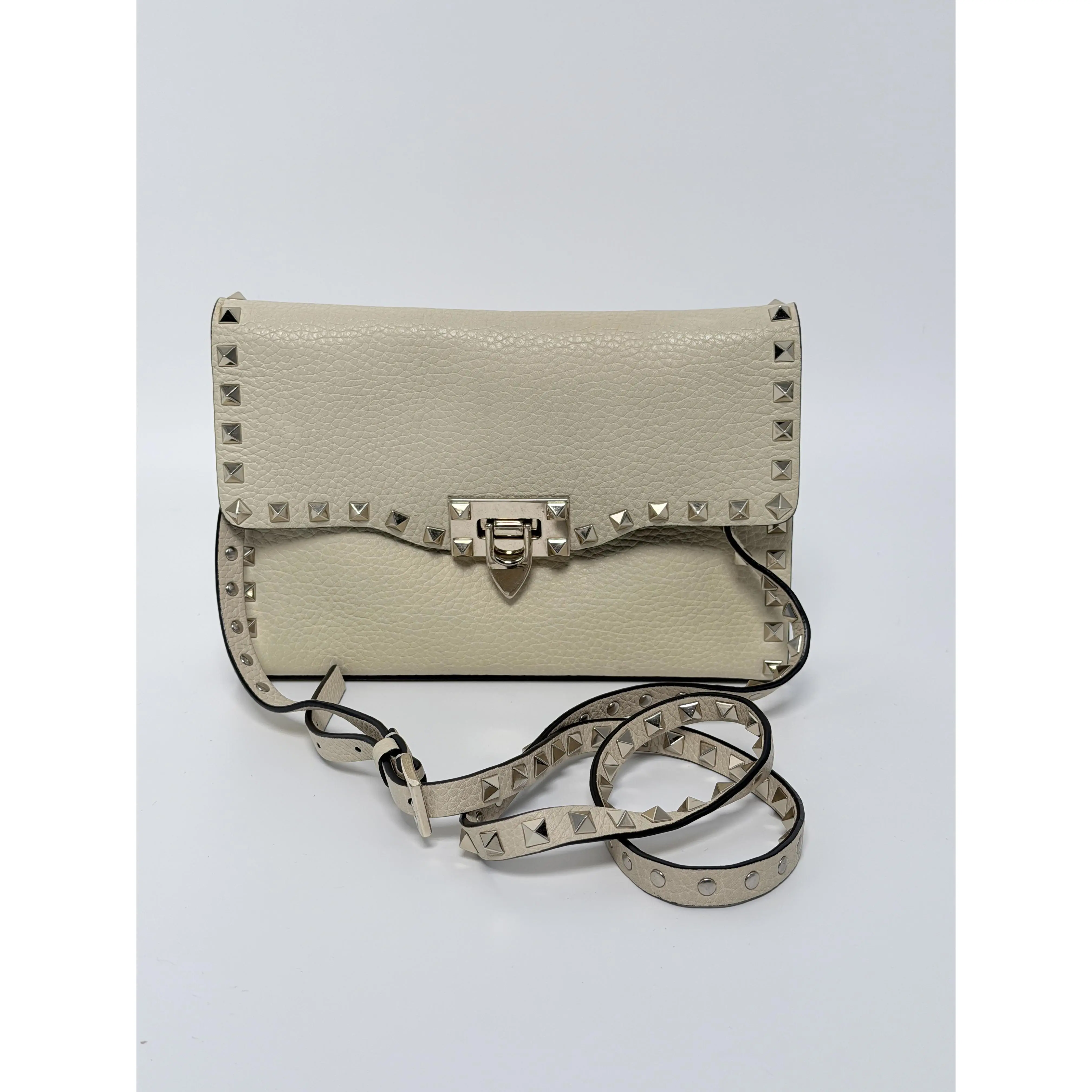 Valentino authentic Rockstud clutch crossbody bag shoulder bag JXVL02