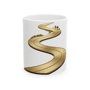 The Winding Road Ceramic Mug, (11oz, 15oz)