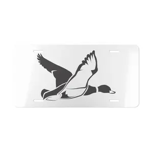 Duck License Plate, Duck Hunter Car Tag, Outdoorsman Gift, Wildlife Lover Auto Plate, Camouflage Vehicle Sign, Hunting Season Decor