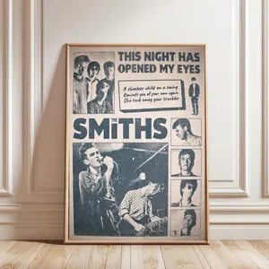 The Smiths Vintage Music Poster Retro Band Print Printable Wall Art