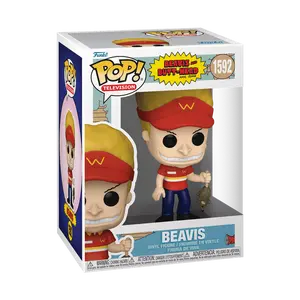 Funko Pop! Beavis and Butthead - Beavis (Burger World Uniform) #1592 Collectible Pop Vinyl Figure