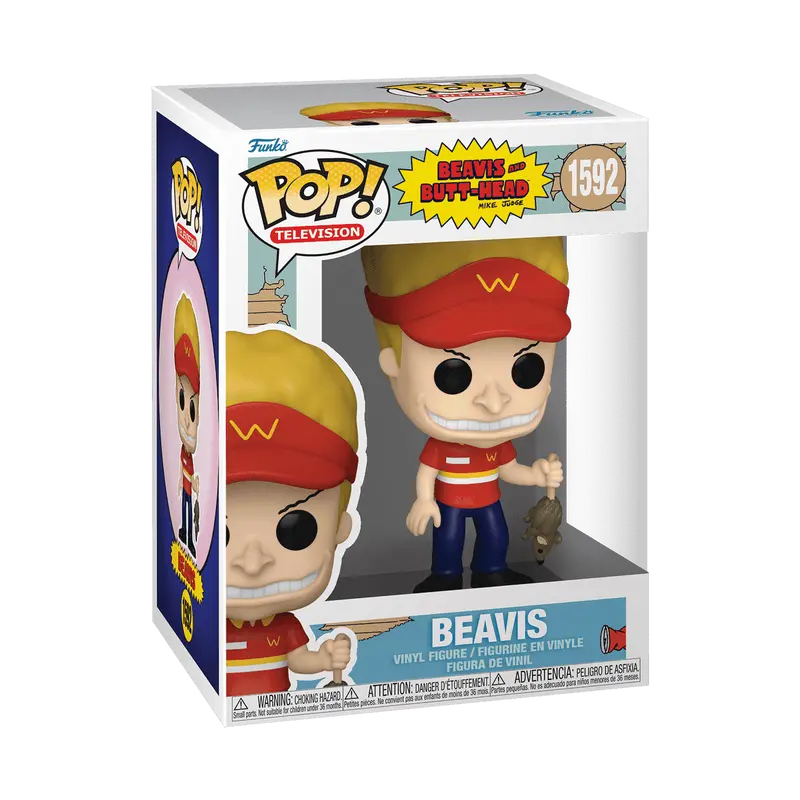 Funko Pop! Beavis and Butthead - Beavis (Burger World Uniform) #1592 Collectible Pop Vinyl Figure