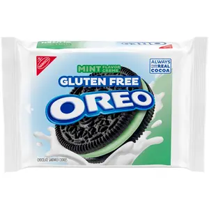 OREO Gluten Free Mint Creme Chocolate Sandwich Cookies, 12.47 oz
