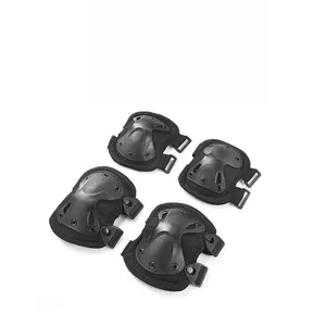 Tactical Knee and Elbow Pad Set, Outdoor Men's Military Style, Kneeling and Crawling Training Equipment, Riding Protective Gear, Four-piece Set