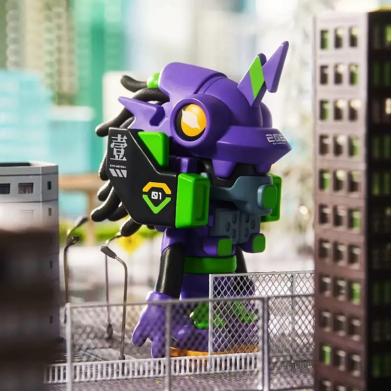 MINISO Evangelion x WASA EVA206 Collaboration Series Mystery Blind Box,Collectible Figures with Rare Hidden Version, Official Evangelion Merch for Anime Fans & Collectors,Home & Office Decor,Desk Display,Holiday Gifts (Height 5") Action Figurine