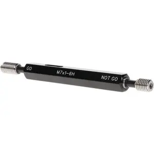 SPI Plug Thread Gage: M7x1 Thread, 6H Class, Double End, Go & No Go Handle Included 37-189-8