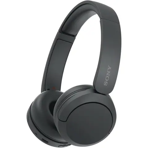 Sony WHCH530 Wireless Headphones Bluetooth On-Ear Headset with Microphone and up to 50 Hours Battery Life with Quick Charging, Black | Up to 50-Hour Music Playback, USB-C Quick Charge, Bluetooth 5.2, Aac, Built-in Microphone for Calls