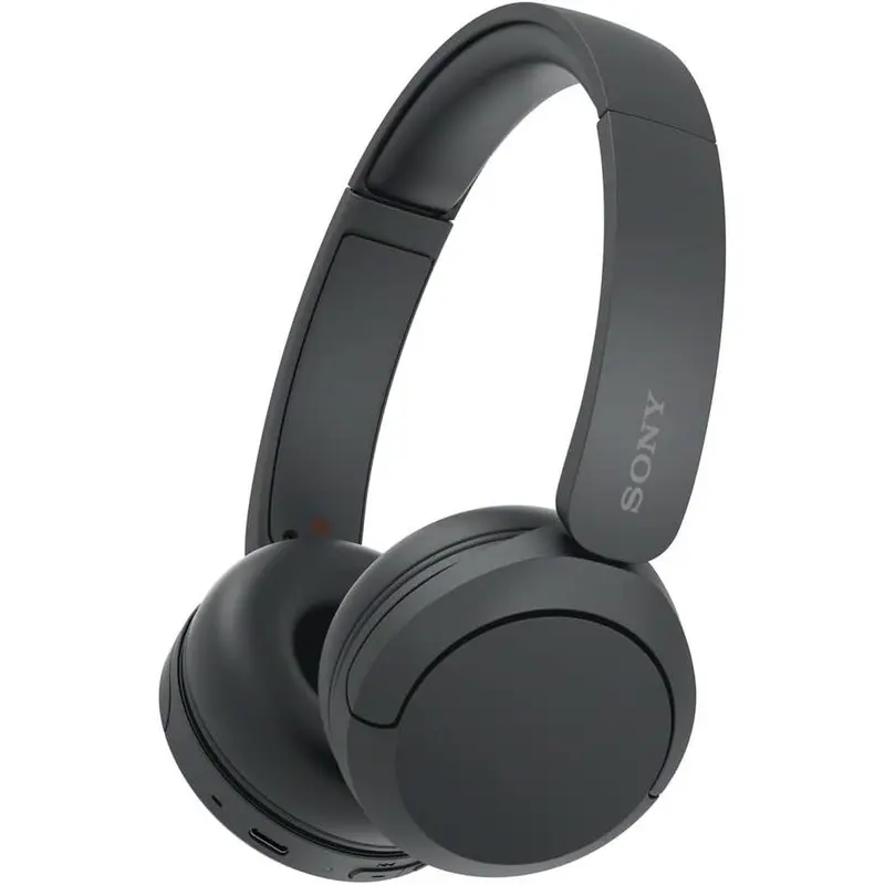 Sony WHCH530 Wireless Headphones Bluetooth On-Ear Headset with Microphone and up to 50 Hours Battery Life with Quick Charging, Black | Up to 50-Hour Music Playback, USB-C Quick Charge, Bluetooth 5.2, Aac, Built-in Microphone for Calls