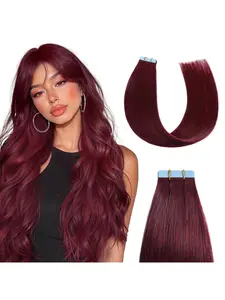 【TIMIA｜Mothers Day Gift】16-28inch Trial Size Tape in Hair Extension #Ice #18 #99J #16 10PCS 25G/Pack 33 Colors Available