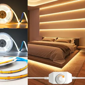 COB LED Strip Light with Dimmer Switch, USB Interface (5v), Cuttable Tape, Ideal for Wardrobe, Shoe Rack, Bedroom Decor, Led Light Strips