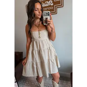 Savannah Taupe Dress