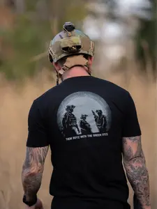 Them Boyz With The Green Eyes Tactical T-Shirt, Night Ops NVG Operator Graphic Tee, Green Eye Goggles Military Meme Shirt, Stealth Streetwear, Gift for Veterans, Airsoft & Tactical Fans