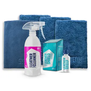 GYEON Leather Shield EVO Kit - Ceramic Coating Kit for Leather, Vegan Tesla